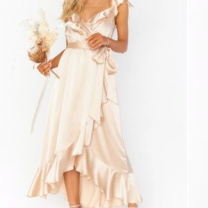 Show me your Mumu Samantha Ruffle Wrap Dress